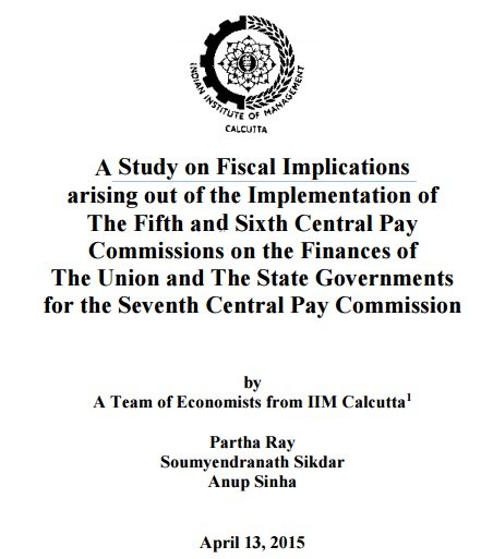 Study on Fiscal Implications 7th CPC