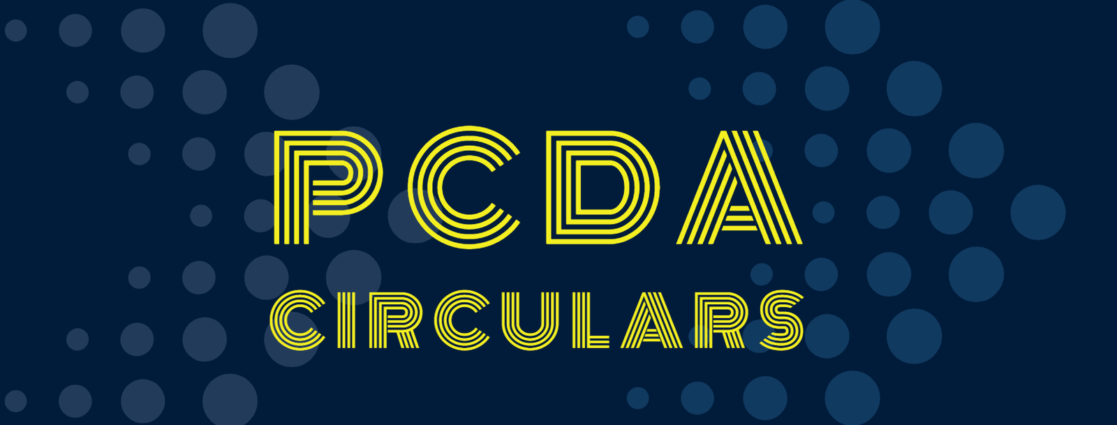 PCDA Circular pdf download
