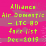 Aillance Air India Ltc Air fare