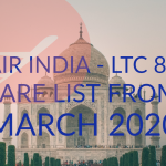March 2020 LTC Air fare