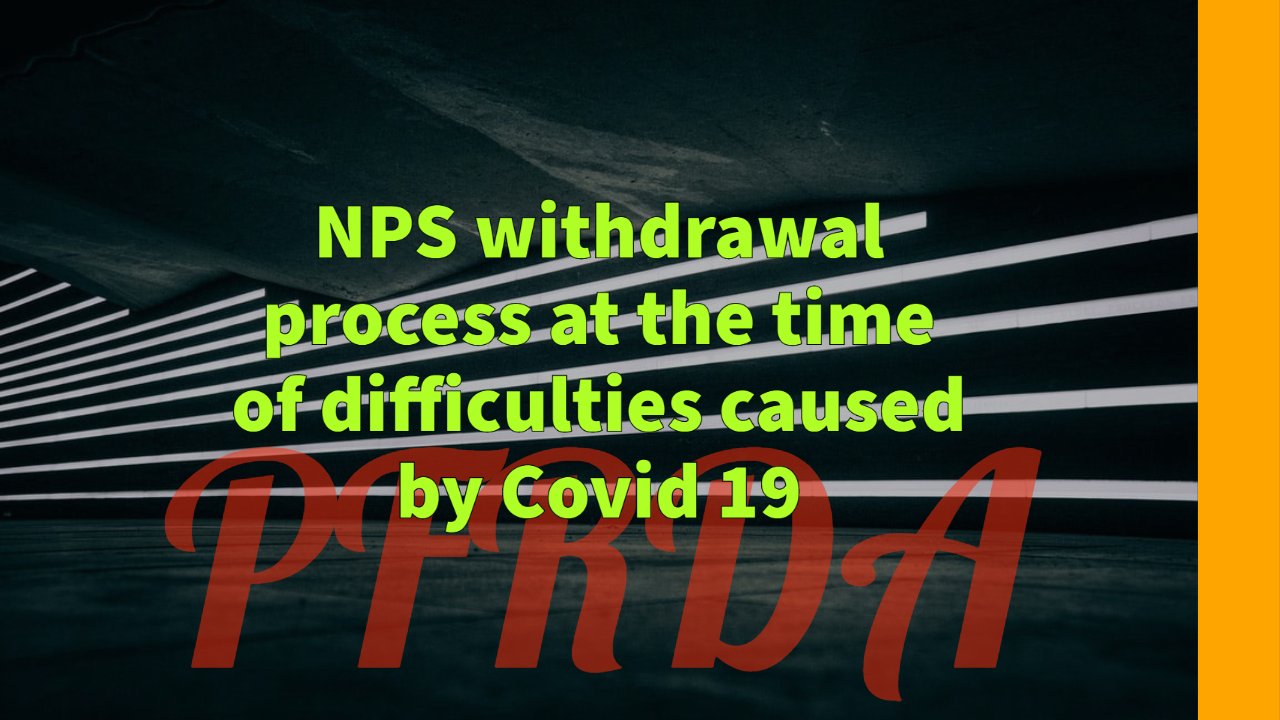 NPS online Withdrawal process