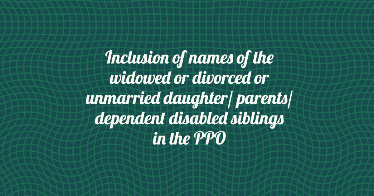 PPO inclusion of names