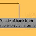 BSR code of bank from the pension claim forms