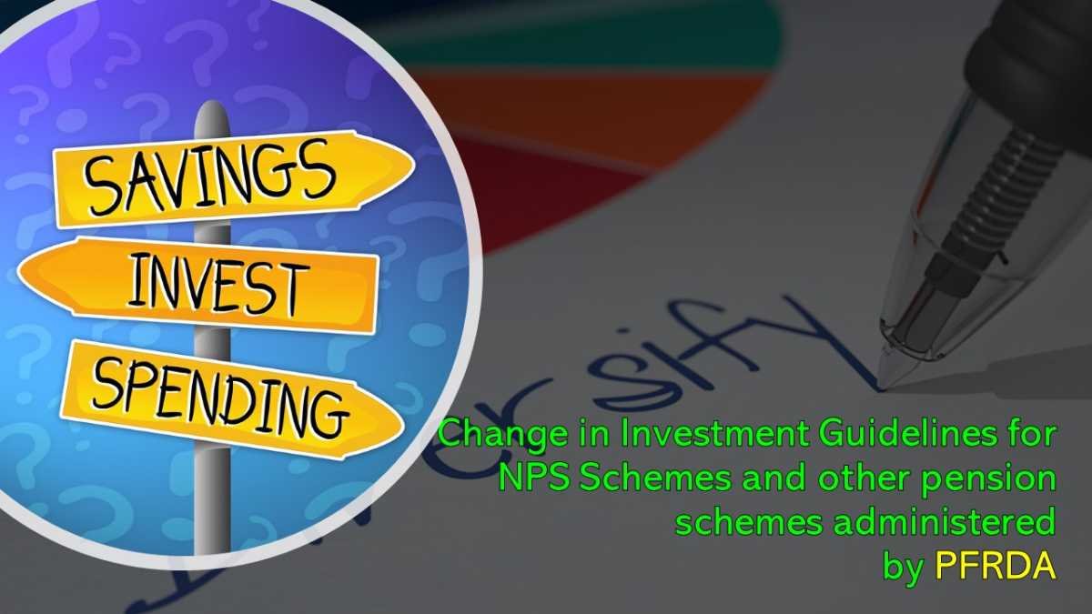 Investment guidelines for NPS