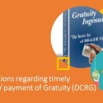 payment of Gratuity (DCRG)