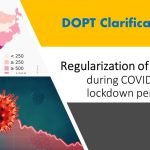 regularization of absence during COVID-19 lockdown period