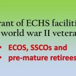 ECOS, SSCOs and pre-mature retirees