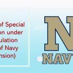 Grant of Special Pension under Regulation 95 of Navy (Pension)
