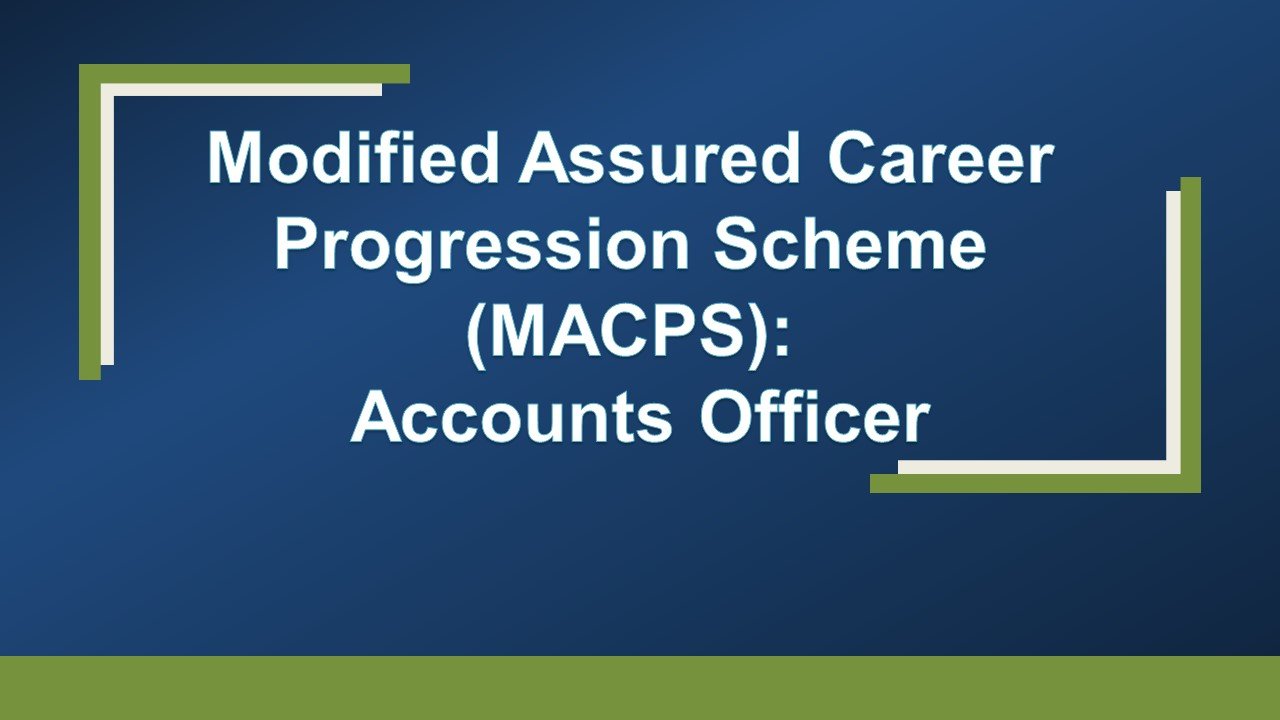 MACPS Account officer