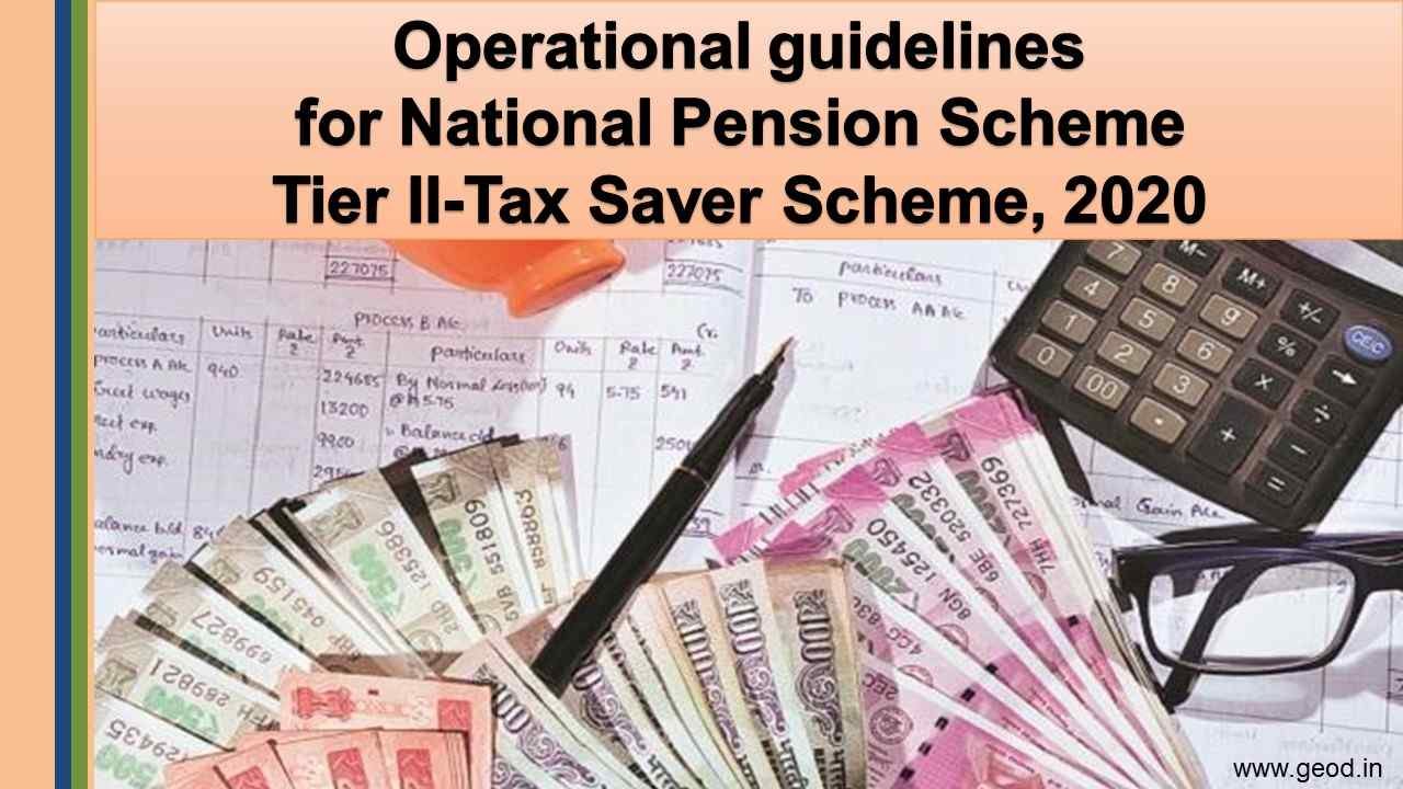 operational-guidelines-for-national-pension-scheme-tier-ii-tax-saver