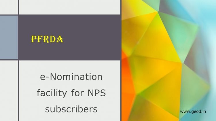 e-Nomination facility for NPS