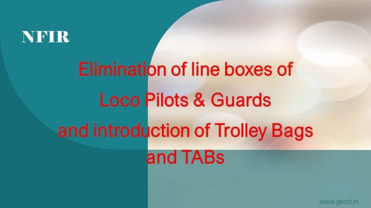 Loco pilots and trolley bags