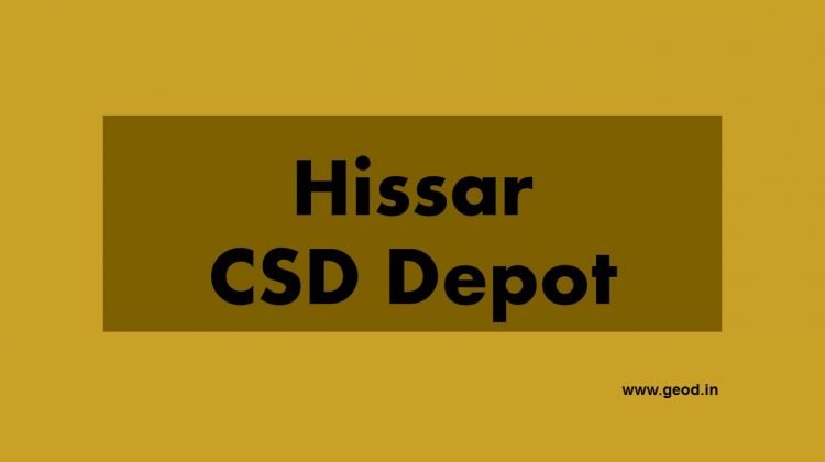 Hissar CSD Depot