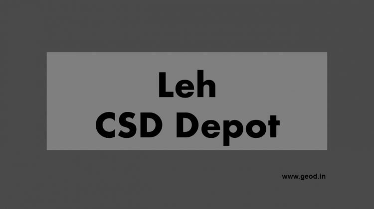 Leh CSD Depot