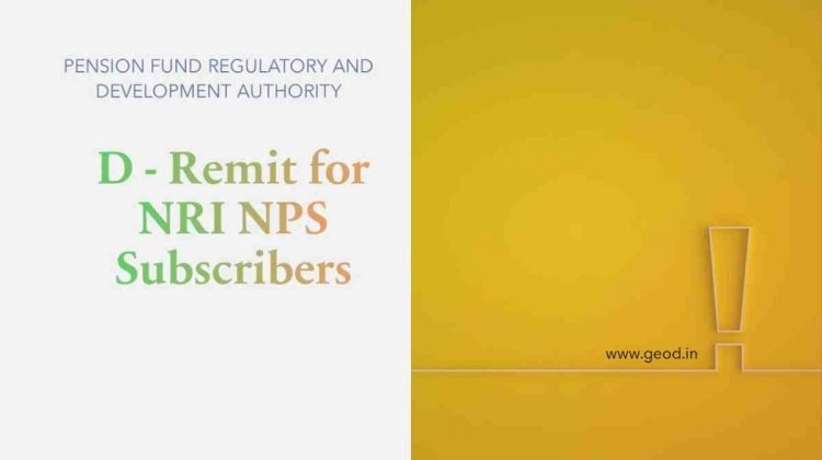 D - Remit for NRI NPS Subscribers