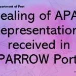 Dealing of APAR Representations received in SPARROW Portal
