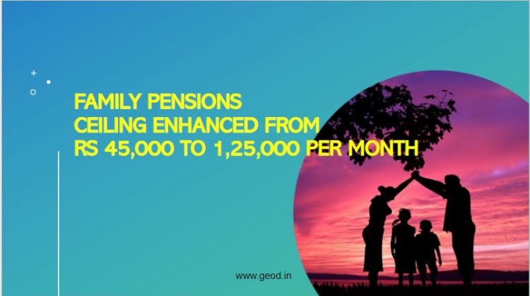 Family pensions ceiling