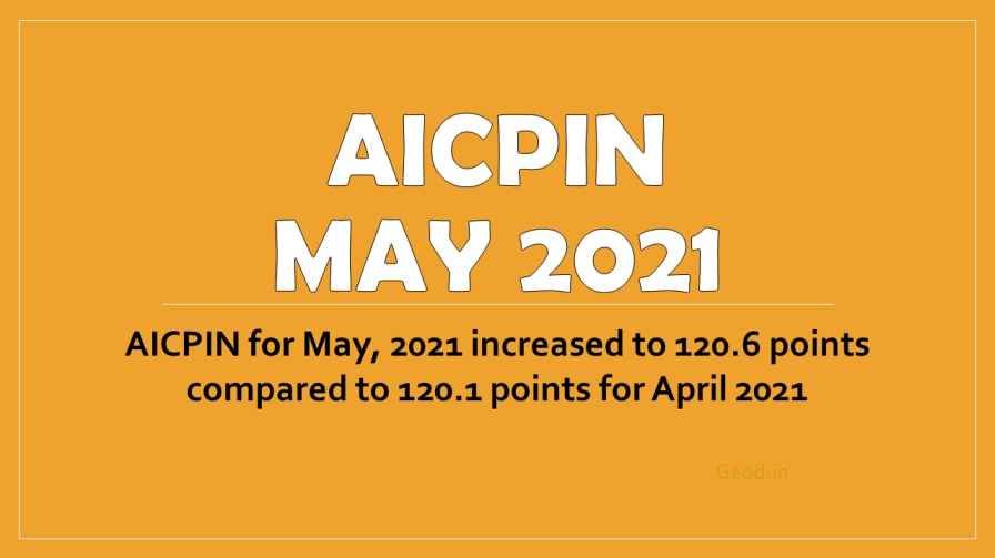 AICPIN for the Month of May 2021 Increased 0.5 Points