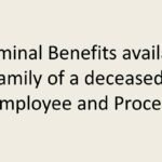 benefits are granted to family on death of a KVS Employee