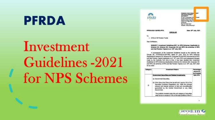 Investment Guidelines-2021 for NPS Schemes