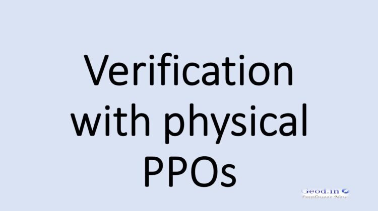 Verification with physical PPOs