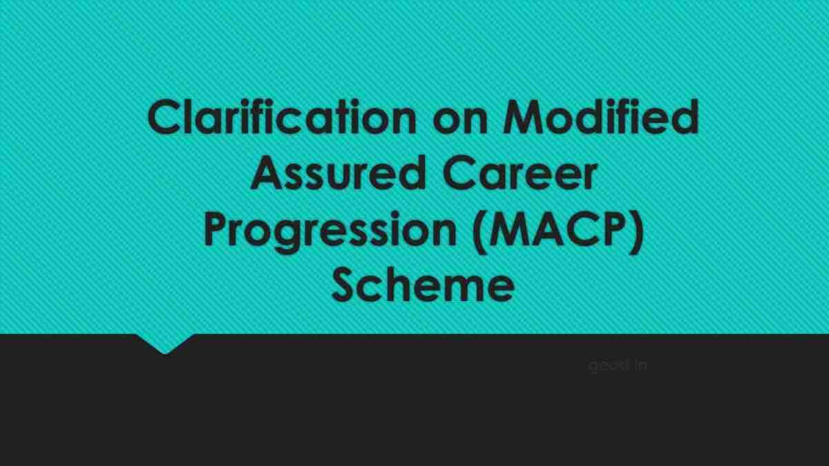 Modified Assured Career Progression Scheme Odisha