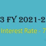 GPF Interest Rate - Q3 FY 2021-22 is 7.1 %