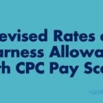 Revised Rates of Dearness Allowance - 6th CPC Pay Scale