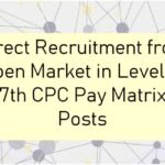 Direct Recruitment from open market in Level-1 Posts - Procedure