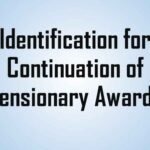 Identification for Continuation of Pensionary Awards