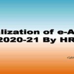 Finalization of e-APAR of 2020-21 through HRMS