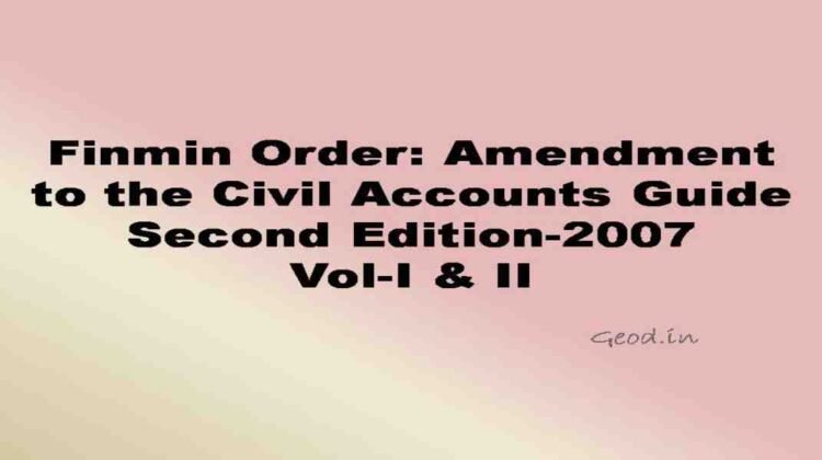 Finmin order
