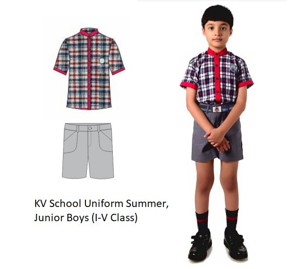 KV School Uniform Summer, Junior Boys (I-V Class)